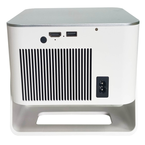 Proyector HY350MAX Full HD/4K, televisor LED Android con WiFi 6 HDR10 y altavoz WiFi.